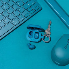 JLab JBuds Mini Headset Wireless In-Ear Calls/Music Bluetooth Aqua Colour