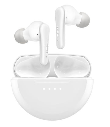 Belkin SoundForm Rhythm Headset Wired & Wireless In-Ear Calls/Music USB Type-C Bluetooth White