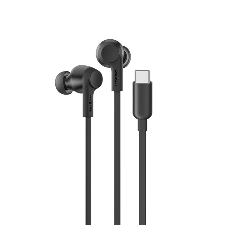 Belkin G3H0003hqBK Headset Wired In-ear Calls/Music USB Type-C Black