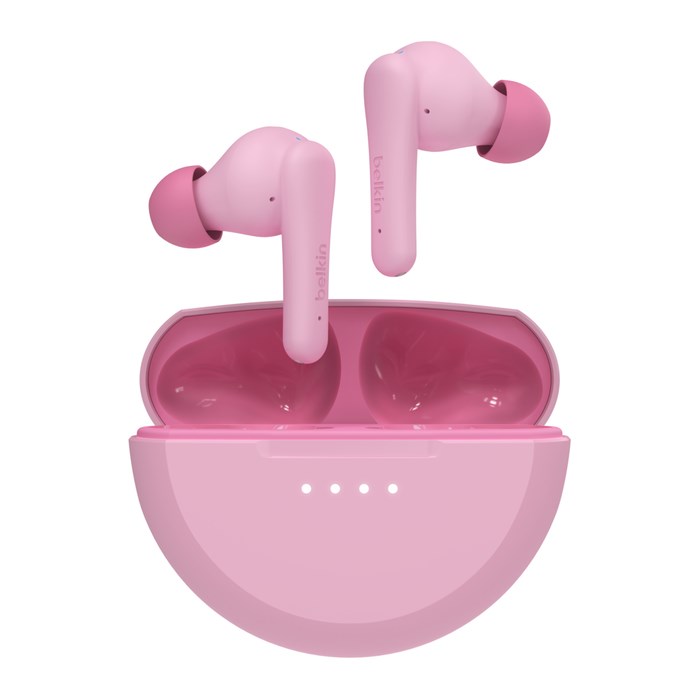 Belkin SoundForm Nano 2 Headphones Wireless In-Ear Calls/Music Micro-USB Bluetooth Pink