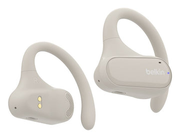 Belkin SoundForm ClearFit Headset True Wireless Stereo (TWS) Ear-Hook Calls/Music/Sport/Everyday Bluetooth Sand