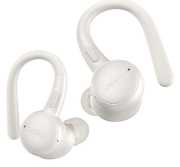 Belkin SoundForm ActiveFit Headset Wired & Wireless Ear-Hook Calls/Music USB Type-C Bluetooth White