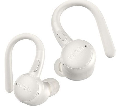 Belkin SoundForm ActiveFit Headset Wired & Wireless Ear-Hook Calls/Music USB Type-C Bluetooth White