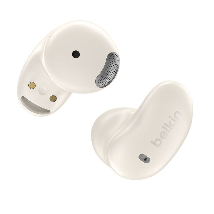Belkin SoundForm Anywhere Headset Wired & Wireless In-Ear Calls/Music USB Type-C Bluetooth White