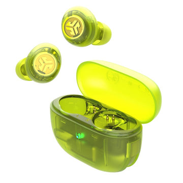 JLab Go Pop ANC Headset True Wireless Stereo (TWS) In-Ear Calls/Music Bluetooth Teal, Transparent