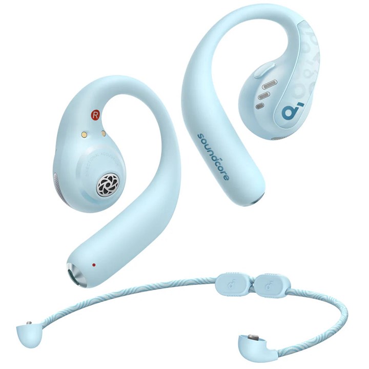 Soundcore AeroFit Pro Headset Wireless Ear-Hook Calls/Music/Sport/Everyday Bluetooth Aqua Colour