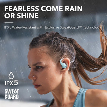 Soundcore AeroFit Pro Headset Wireless Ear-Hook Calls/Music/Sport/Everyday Bluetooth Aqua Colour