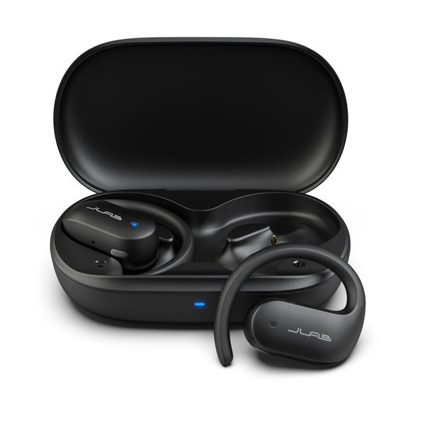 JLab Open Sport Headset True Wireless Stereo (TWS) In-Ear Calls/Music/Sport/Everyday Bluetooth Black