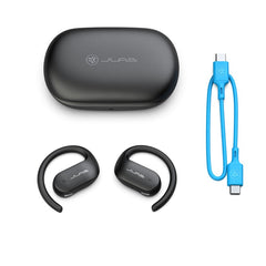 JLab Open Sport Headset True Wireless Stereo (TWS) In-Ear Calls/Music/Sport/Everyday Bluetooth Black