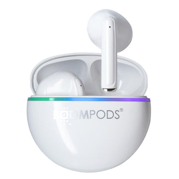 Boompods Earshots Headset True Wireless Stereo (TWS) In-ear Calls/Music Bluetooth White