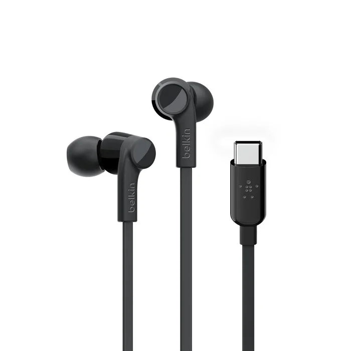 Belkin ROCKSTAR Headphones In-ear USB Type-C Black
