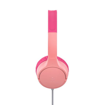 Belkin SoundForm Mini Headset Wired Head-Band Calls/Music USB Type-C Pink