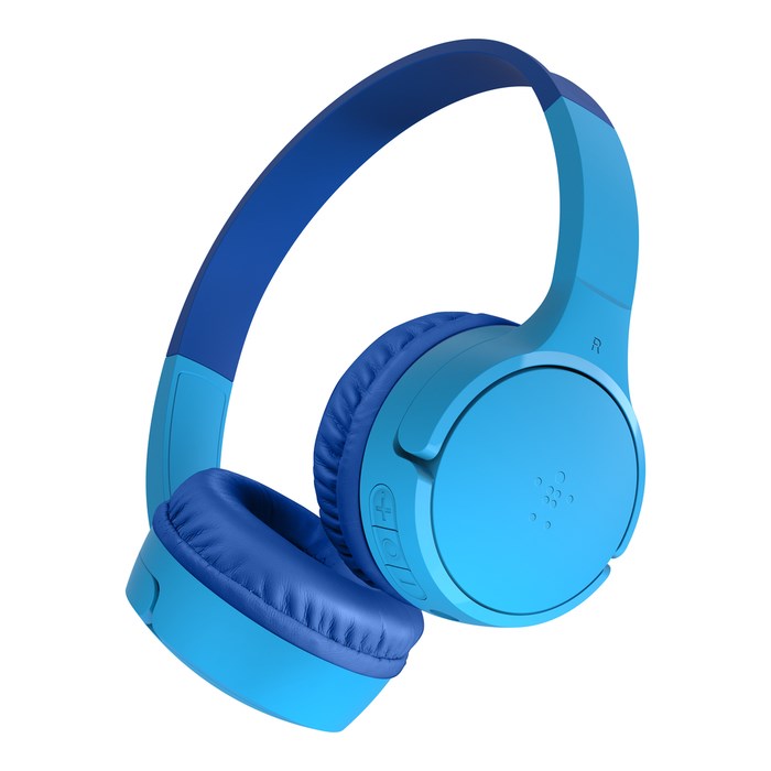 Belkin SoundForm Mini Headset Wireless Head-Band Calls/Music USB Type-C Blue