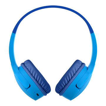 Belkin SoundForm Mini Headset Wireless Head-Band Calls/Music USB Type-C Blue