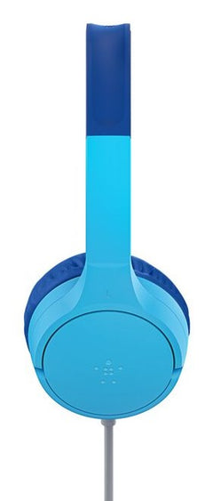 Belkin SoundForm Mini Headset Wired Head-Band Calls/Music USB Type-C Blue