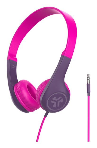 JLab JBuddies Pop Headset Wired Head-Band Music/Everyday Pink