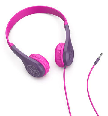 JLab JBuddies Pop Headset Wired Head-Band Music/Everyday Pink