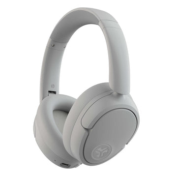 JLab Lux ANC Headset Wireless Head-Band Music Bluetooth White
