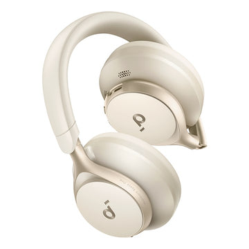 Soundcore Space One Headset Wired & Wireless Head-Band Calls/Music Bluetooth Cream