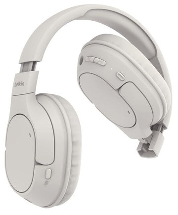 Belkin AUD009HQSA Headphones/headset Wireless Head-Band Calls/Music USB Type-C Bluetooth Sand