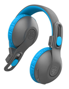 JLab JBuddies Studio 2 Headset Wired & Wireless Head-Band Calls/Music USB Type-C Bluetooth Blue, Grey