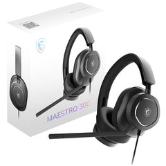 MSI Maestro 300 Headset Wired Head-Band Gaming USB Type-C / USB Type-A Black
