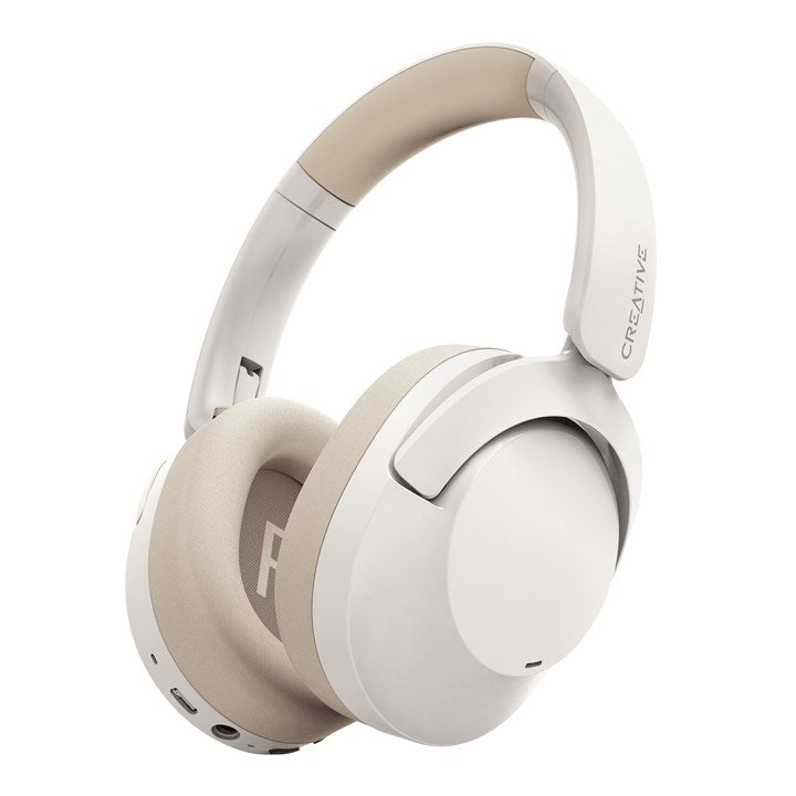 Creative Labs Zen Hybrid 2 Headset Wired & Wireless Head-Band Calls/Music USB Type-C Bluetooth Cream