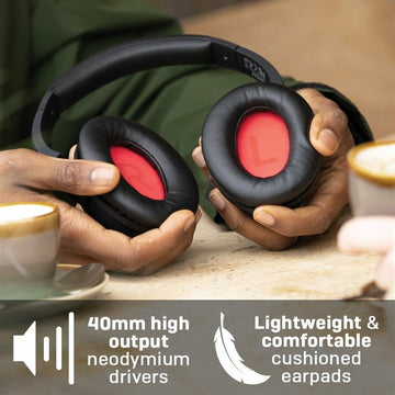 Lindy BNX-60 Wireless Active Noise Cancelling Headphones with aptX, Matt Black