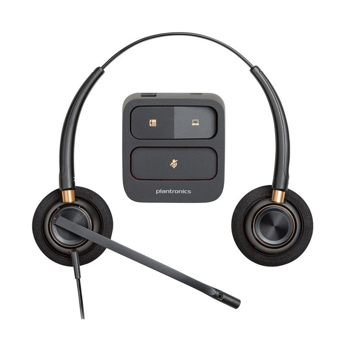 HP Poly EncorePro 520 Binaural Headset +Quick Disconnect