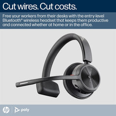 HP Poly Voyager 4310 Microsoft Teams Certified Headset +BT700 dongle +Charging Stand