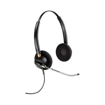 HP Poly EncorePro 520V Binaural Headset VoiceTube +Quick Disconnect