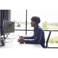 HP Poly EncorePro 320 with Quick Disconnect Binaural Headset TAA