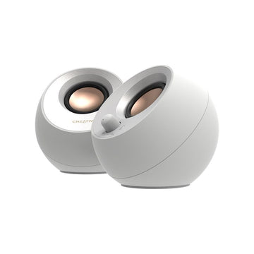 Creative Labs Pebble V3 White Wired & Wireless 10 W