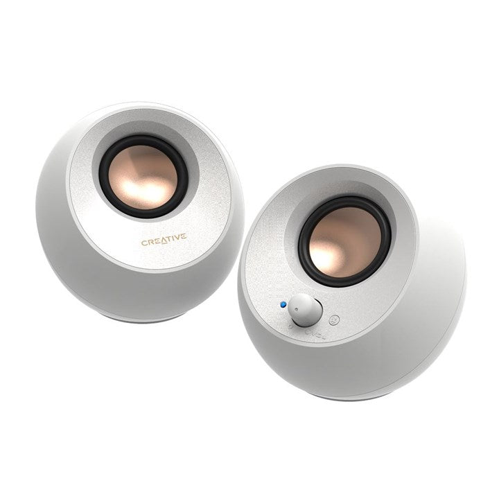 Creative Labs Pebble V3 White Wired & Wireless 10 W