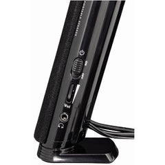 Hama E 80 PC Loudspeaker, 3.5mm Jack Plug, USB 2.0, Black