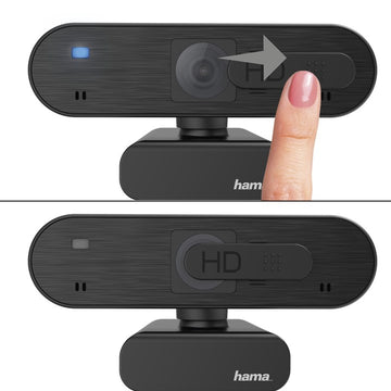 Hama C-600 Pro PC Webcam, 1080p, Voice Over IP, 1.8m, Black