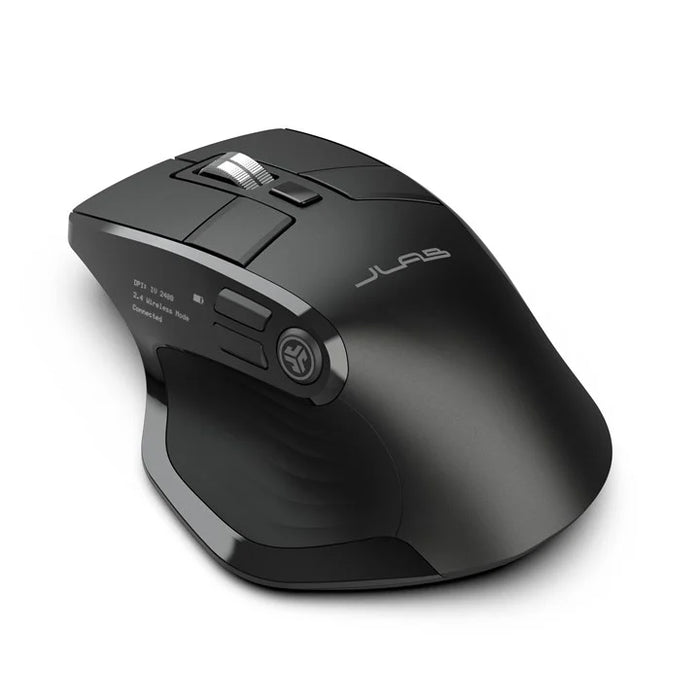 JLab Epic Mouse Office Right-Hand Bluetooth + USB Type-A Optical 2400 DPI