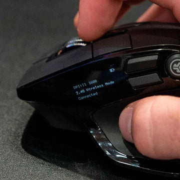 JLab Epic Mouse Office Right-Hand Bluetooth + USB Type-A Optical 2400 DPI