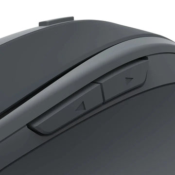 Hama WM-400 Wireless Mouse, Ergonomic, Optical, 6-Button, No Noise, Black