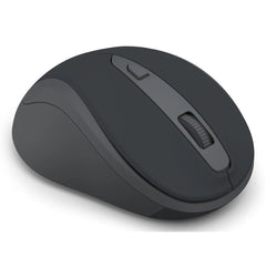Hama WM-400 Wireless Mouse, Ergonomic, Optical, 6-Button, No Noise, Black