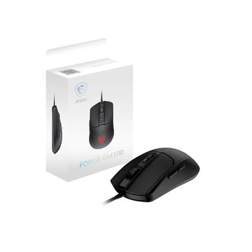 MSI FORGE GM100 mouse Gaming Ambidextrous USB Type-A Optical 6400 DPI