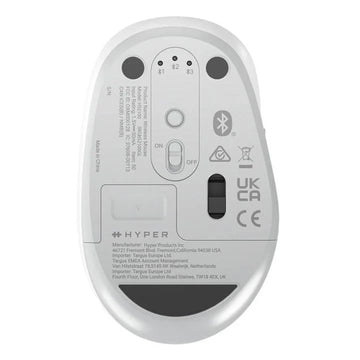 HYPER HS2100GL Mouse Universal Right-Hand Bluetooth 2400 DPI