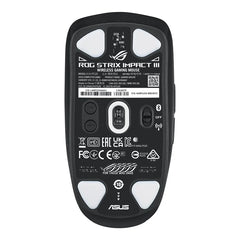 ASUS ROG Strix Impact III Wireless Mouse Gaming Ambidextrous RF Wireless + Bluetooth Optical 36000 DPI