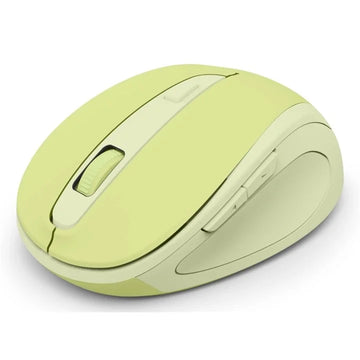 Hama WM-400 Wireless Mouse, Ergonomic, Optical, 6-Button, No Noise, Green
