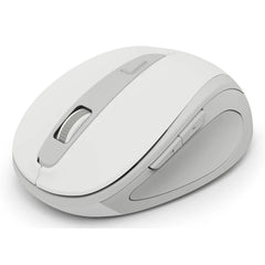 Hama WM-400 Wireless Mouse, Ergonomic, Optical, 6-Button, No Noise, White
