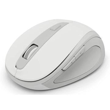 Hama WM-400 Wireless Mouse, Ergonomic, Optical, 6-Button, No Noise, White
