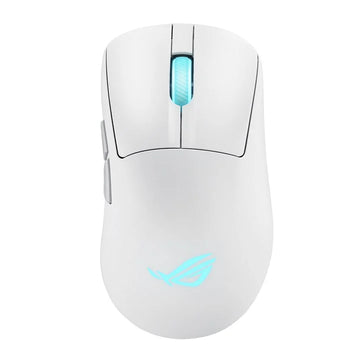 ASUS ROG Keris II Origin WHT Mouse Gaming Right-Hand RF Wireless + Bluetooth + USB Type-A Optical 42000 DPI