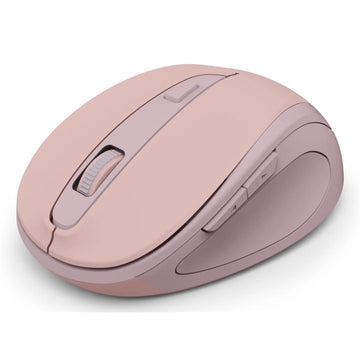 Hama WM-400 Wireless Mouse, Ergonomic, Optical, 6-Button, No Noise, Pink