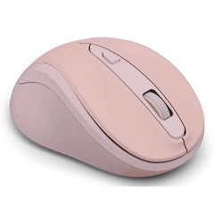 Hama WM-400 Wireless Mouse, Ergonomic, Optical, 6-Button, No Noise, Pink