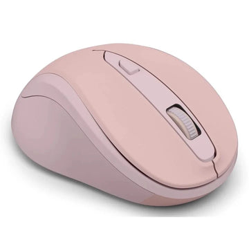 Hama WM-400 Wireless Mouse, Ergonomic, Optical, 6-Button, No Noise, Pink
